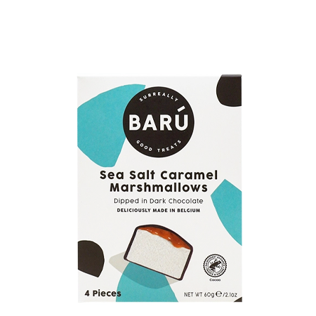 Baru - Sea Salt Caramel Marshmallows Dipped in Dark Chocolate