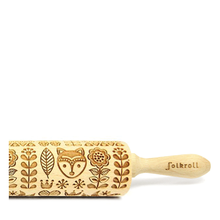 Folkroll - Engraved Rolling Pin - Folk Finnish (2 sizes)