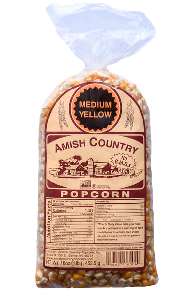 Amish Country Popcorn - Medium Yellow