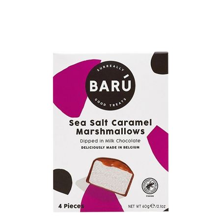 Baru - Sea Salt Caramel Marshmallows Dipped in Milk Chocolate