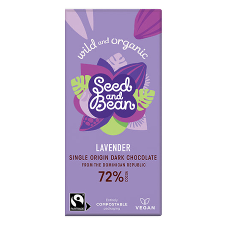 Seed and Bean - Lavender Single Origin Dark Chocolate