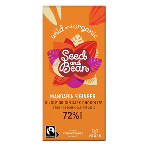 Seed and Bean - Mandarin and Ginger Single Origin Dark Chocolate