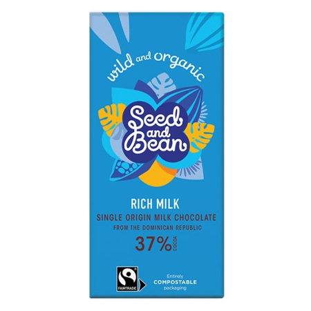 Seed and Bean - Rich Milk Single Origin Dark Chocolate