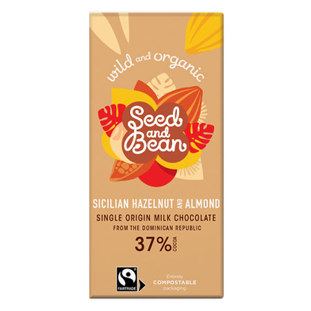 Seed and Bean - Sicilian Hazelnut and Almond Single Origin Milk Chocolate
