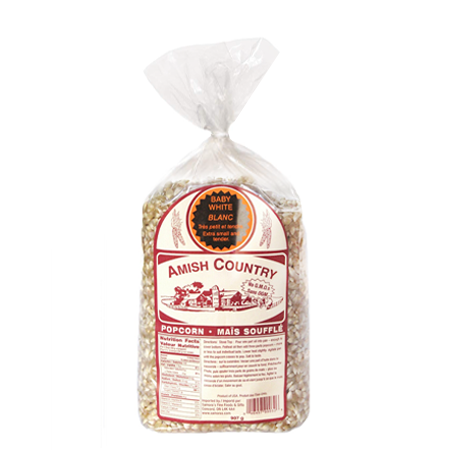 Amish Country Popcorn - Baby White