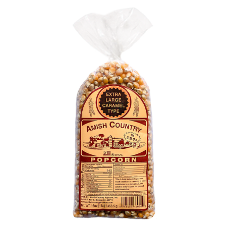 Amish Country Popcorn - Extra Large Caramel Type