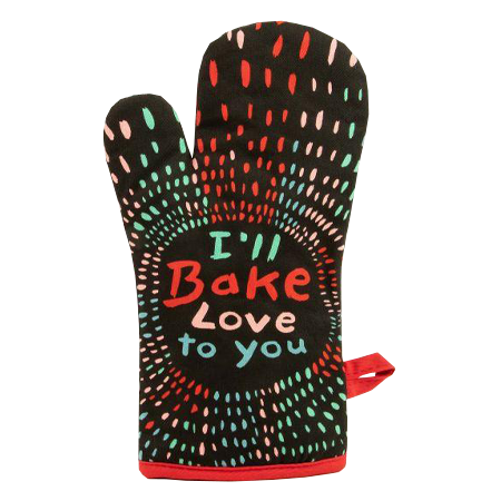 Blue Q Oven Mitts - I'll Bake Love to You