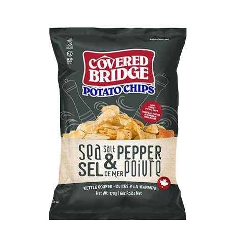 Covered Bridge - Sea Salt & Pepper Potato Chips