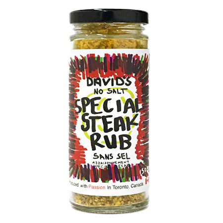 Davids - Special Steak Rub, No Salt