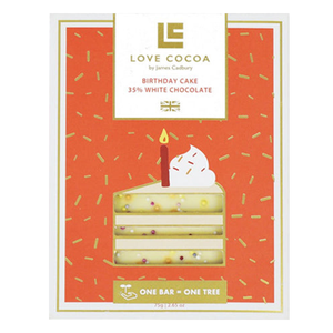Love Cocoa - Birthday Cake 35% White Chocolate