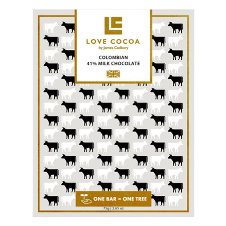 Love Cocoa - Columbian Single Origin 41% Milk Chocolate