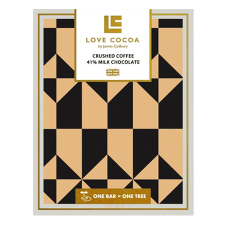 Love Cocoa - Crushed Coffee 41% Milk Chocolate