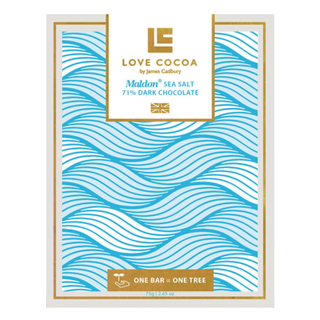 Love Cocoa - Maldon Sea Salt 70% Dark Chocolate