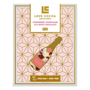 Love Cocoa - Strawberry Champagne 35% White Chocolate