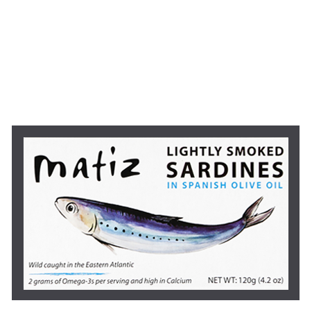 Matiz - Lightly Smoked Sardines in Spanish Olive Oil