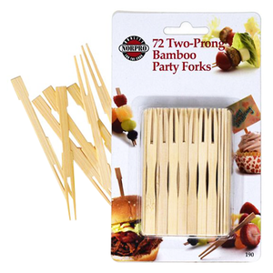 Norpro - Two-Prong Bamboo Party Forks