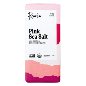 Raaka - Pink Sea Salt Unroasted Dark Chocolate 71%