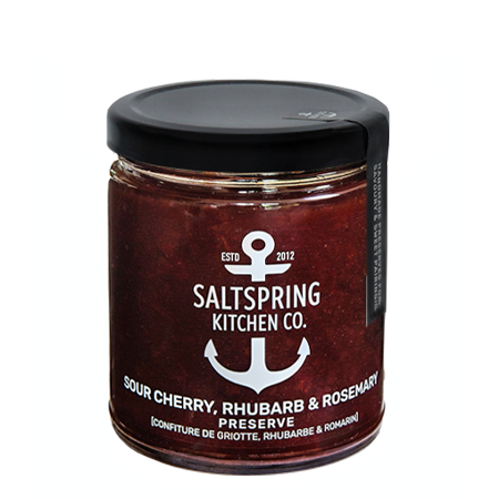 Saltspring Kitchen Co. - Sour Cherry, Rhubarb & Rosemary Preserve