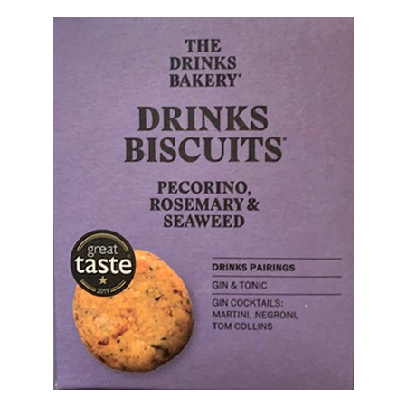 The Drinks Bakery - Pecorino, Rosemary & Seaweed Biscuits